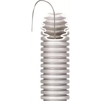 GEWISS DX20120R ICTA 3422 Flexibles Wellrohr, 20mm, Grau, 100m, mit Zugdraht