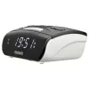 AIWA CR-15 Digitales FM-Uhrenradio mit Dual-Alarm, LED-Anzeige, Sleep-Timer - Schwarz