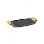IBILI Vulcano rechteckige Grillpfanne 36x22,5 cm antihaftbeschichtet aus Aluminiumguss