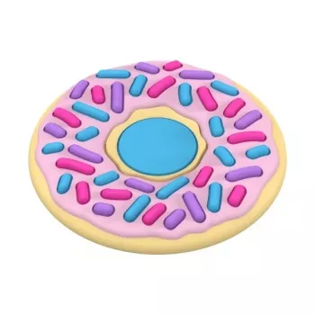 PopSockets PopGrip Standard – Donut-Design, austauschbarer Handy-Griff & Ständer