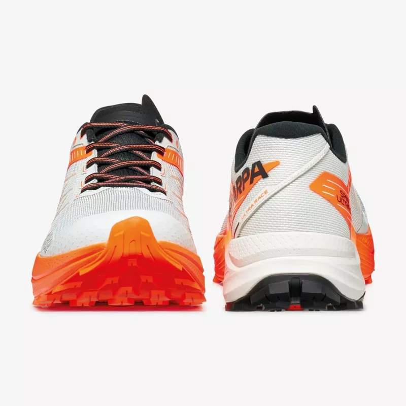 Scarpa Spin Ultra 2 Trailrunning-Schuhe - Ice Orange/Fluo Yellow - EU 46