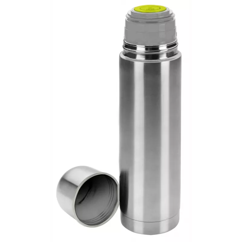 IBILI Edelstahl Vakuum-Isolier Thermosflasche, 1000 ml, Gebürstetes Silber