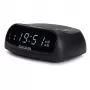 AIWA CR-09J FM-Uhrenradio mit Dual-Alarm, LED-Anzeige, Schwarz