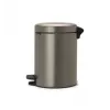 Brabantia NewIcon 5 Liter Treteimer, Platinum