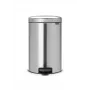 Brabantia NewIcon 20L Tretmülleimer, Matt Steel