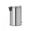 Brabantia NewIcon 20L Tretmülleimer, Matt Steel