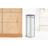 Brabantia Touch Bin 30L Abfalleimer, Matt Steel