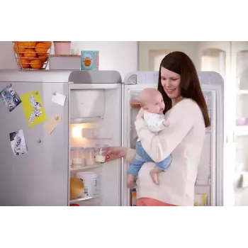 Philips Avent Muttermilch- und Babynahrung-Aufbewahrungsbecher 180 ml (5er-Pack) mit Deckeln