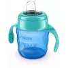 Philips AVENT Easy Sip Trinklernbecher mit Griffen, 6M+, 200ml, Silikontülle, Grün