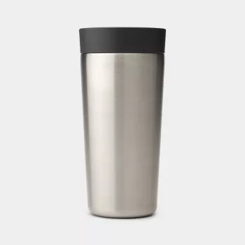 BRABANTIA Make & Take Isolierbecher, 0,36 L, Dunkelgrau