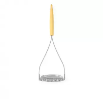 Brabantia Kartoffelstampfer und Servierlöffel, Vanille-Gelb