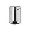 Brabantia NewIcon 5L Tretmülleimer Brilliant Steel