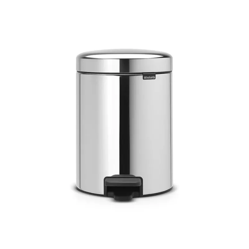 Brabantia NewIcon 5L Tretmülleimer Brilliant Steel