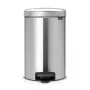 Brabantia NewIcon Tretabfallbehälter 12L Matt Steel