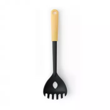 Brabantia Spaghetti-Server, Vanille-Gelb, Nylon, hitzebeständig, spülmaschinenfest