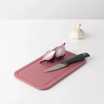 Brabantia TASTY+ kleines Schneidebrett, Traubenrot