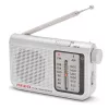 AIWA RS-55/SL Tragbares analoges AM/FM Taschenradio, Grau