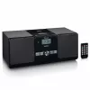 Lenco MC-030BK Micro-Musiksystem mit Bluetooth, CD, UKW-Radio, USB, AUX, Schwarz