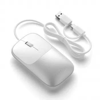 Satechi Slim LX Kabelmaus, Silber