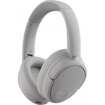 JLab Lux ANC kabellose Over-Ear-Kopfhörer mit aktiver Geräuschunterdrückung, Bluetooth 5.3, 70 Stunden Akkulaufzeit, Weiß IEUHBJLUXANCRWHT62