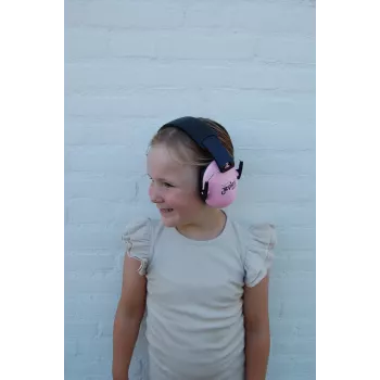 Jippie's Lärmschutz-Kapselgehörschutz für Kinder, Hellrosa