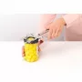 Brabantia Profile Dosenöffner aus mattem Edelstahl mit seitlichem Schneidmechanismus