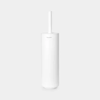 Brabantia ReNew Toilettenbürste mit Halter, Mineral White