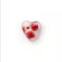 LEKUE Herz-Eiswürfelform mit Deckel, Rot, 18 Fächer, Platin-Silikon