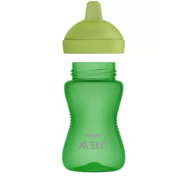 Philips AVENT My Grippy Trinklernbecher mit hartem Trinkschnabel 300 ml, 18M+, Grün