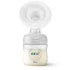Philips Avent Lotus manuelle Milchpumpe mit 3 Aufbewahrungsbechern und Adapter