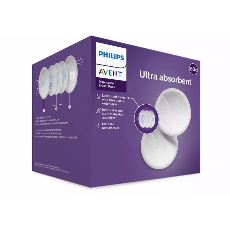 Philips Avent Einweg-Stilleinlagen SCF254/61 (60er-Pack)