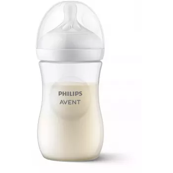 Philips AVENT Natural Response Babyflasche 260 ml, mittlerer Sauger, 1m+