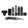 Melissa 7-in-1 Multifunktions-Haarstyler, keramikbeschichtet, 180°C, Schwarz/Silber