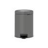 Brabantia NewIcon 5L Tretmülleimer, Mineral Concrete Grey