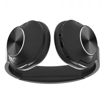 AIWA HST-220BT On-Ear kabellose Bluetooth-Kopfhörer, Schwarz
