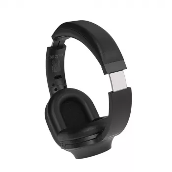 AIWA HST-220BT On-Ear kabellose Bluetooth-Kopfhörer, Schwarz