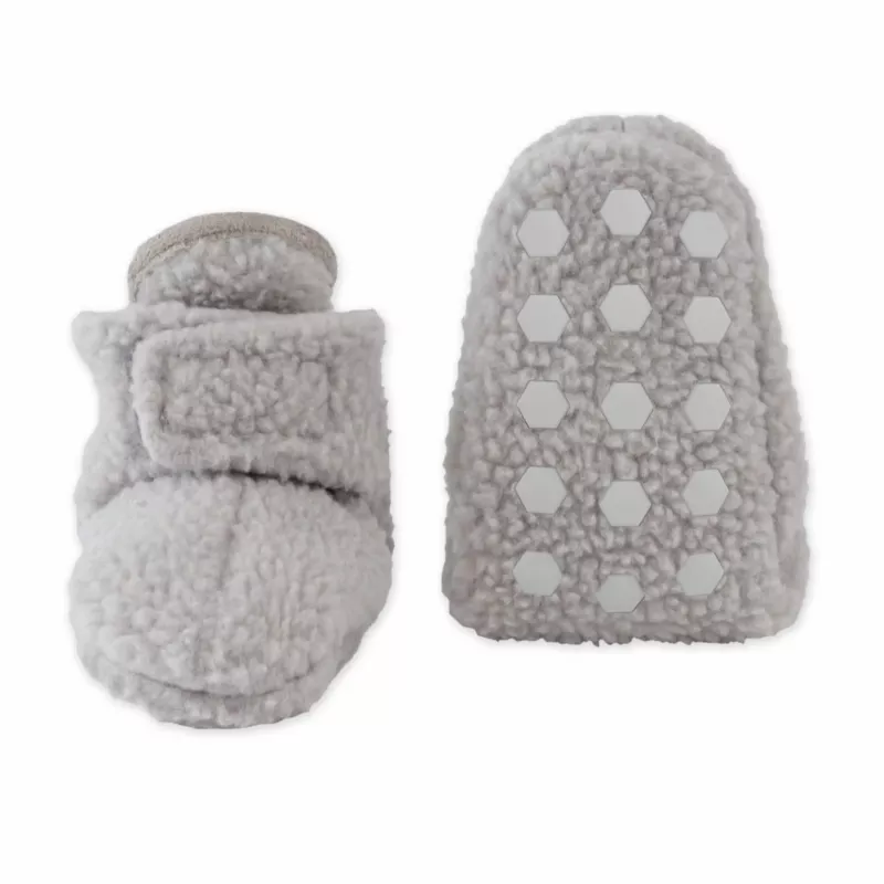 Lodger Slipper Teddy Baby Hausschuhe, Storm, 6-12 Monate, Anti-Rutsch