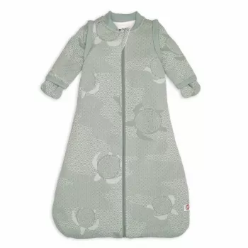 Lodger Hopper Matcha Turtle Baby-Schlafsack mit abnehmbaren Ärmeln, 50/62, Silk HPM 109_50/62