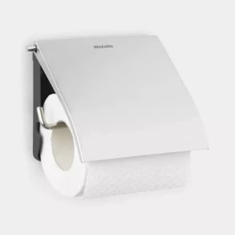 Brabantia 385322 Wand-Toilettenpapierhalter, Mattstahl