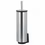Brabantia ReNew Toilettenbürste und Halter, Mattstahl, wandmontierbar oder freistehend, austauschbarer Bürstenkopf