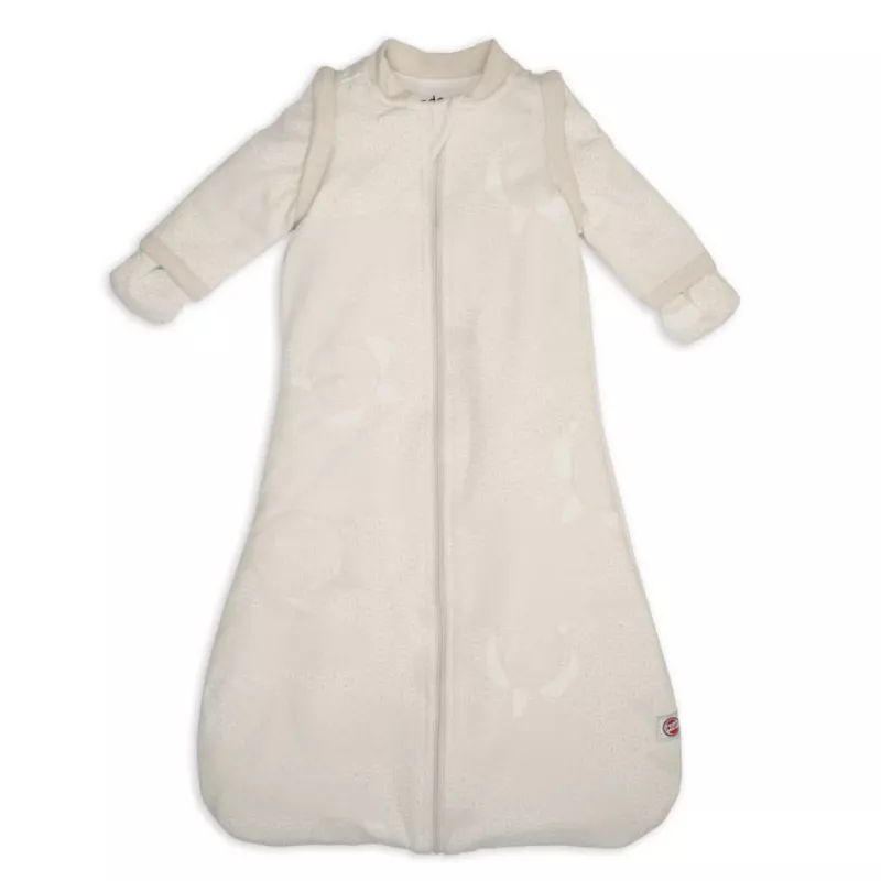 Lodger Hopper Matcha Turtle Baby-Schlafsack mit abnehmbaren Ärmeln, Birke, 50/62