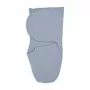 Lodger Bundler Einfarbiger Baumwoll-Babypucktuch-Wickel, Blue Fogg