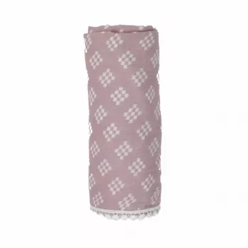 Lodger Swaddle Tribe Musselin Pucktuch 120x120 cm Rose