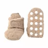 Lodger Slipper Folklore Fleece Baby-Hausschuhe, Beige, 6-12 Monate