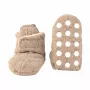 Lodger Slipper Folklore Fleece Baby-Hausschuhe, Beige, 6-12 Monate
