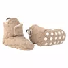 Lodger Slipper Folklore Fleece Baby-Hausschuhe, Beige, 6-12 Monate
