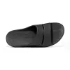 OOFOS OOahh Herren Pantolette Schwarz - OOfoam Recovery Technology, Anatomische Fußgewölbeunterstützung, Stoßdämpfend