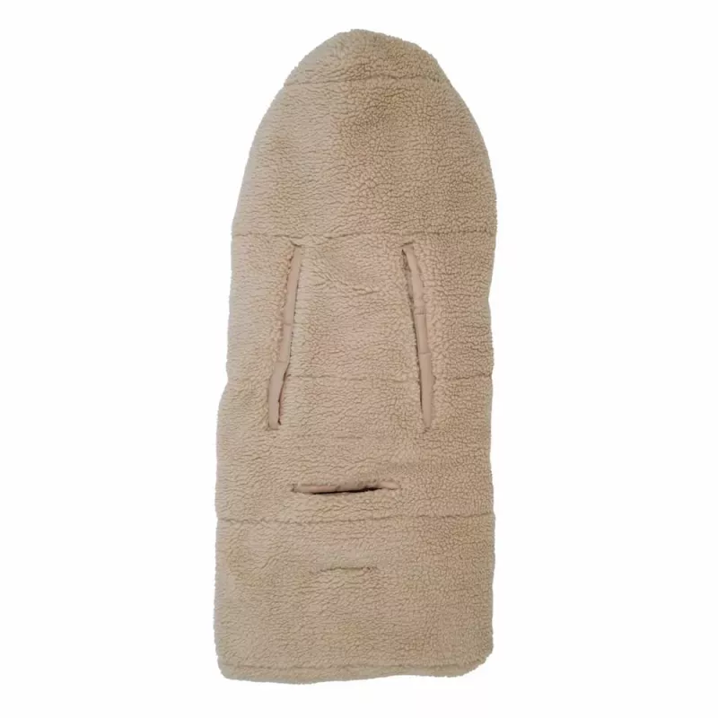 Lodger WPT 630 Teddy Pucksack, Beige, 100x100 cm, Fleece