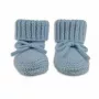 Lodger Slipper Merino Wool Babyschuhe, Blue Fogg, 6-12 Monate