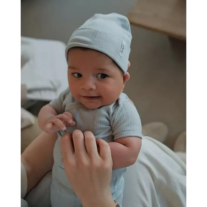 Lodger Baby-Beanie Pointelle Air 0-6 Monate